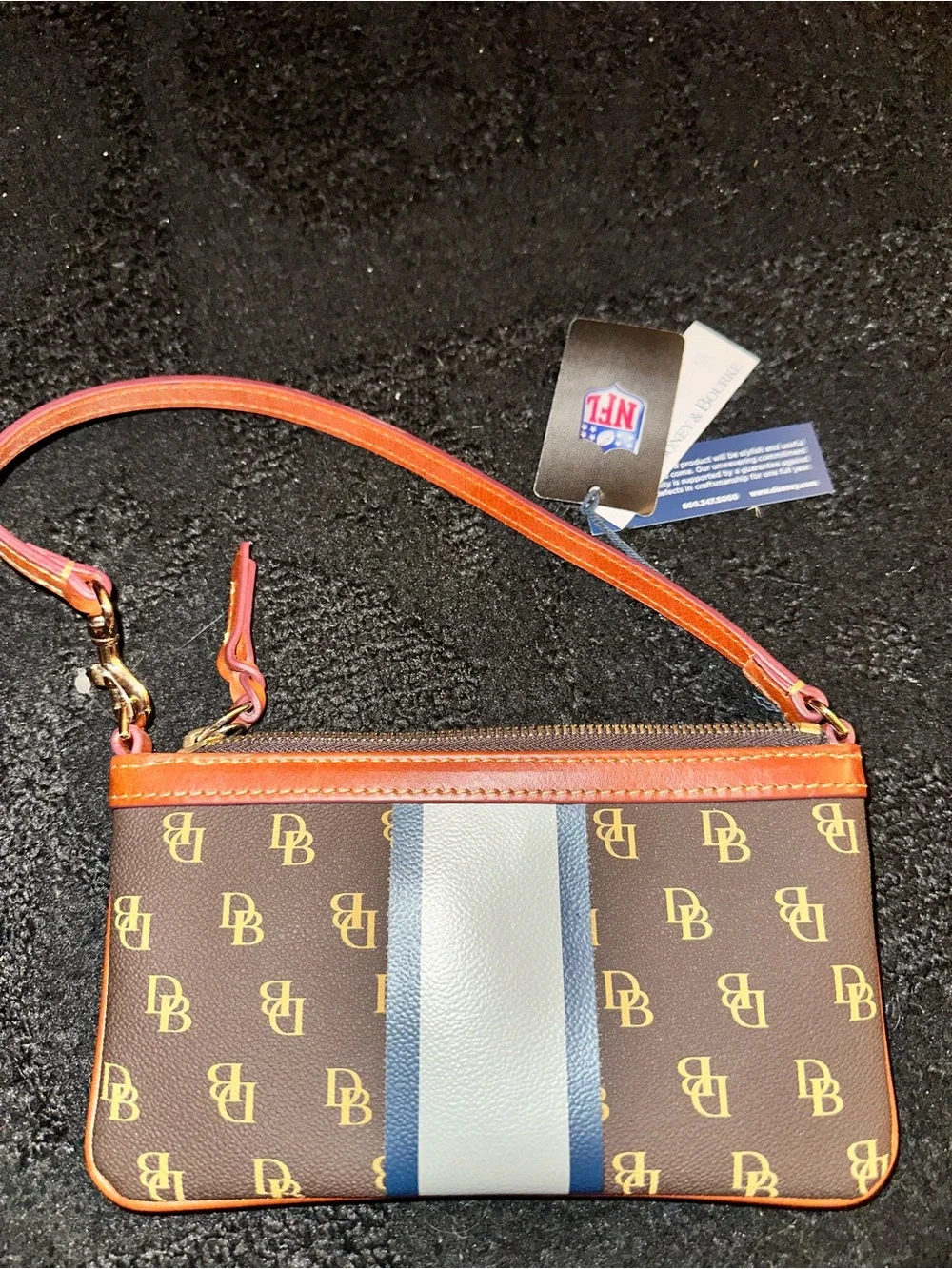 Dooney & Bourke NFL New England Patriots Slim Wristlet Wallet.